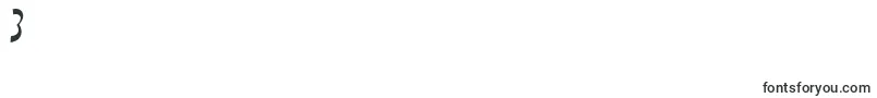 フォントMatisseItc – フォント数字3