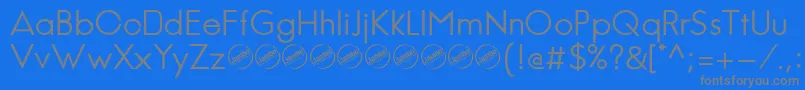 JambeticaRegular Font – Gray Fonts on Blue Background