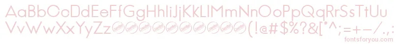 JambeticaRegular Font – Pink Fonts on White Background
