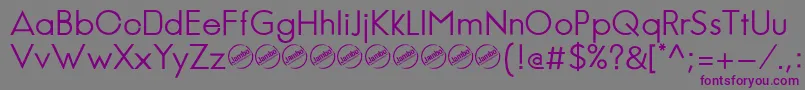 JambeticaRegular Font – Purple Fonts on Gray Background
