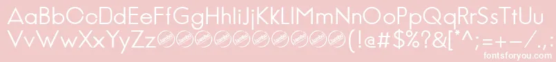 JambeticaRegular Font – White Fonts on Pink Background