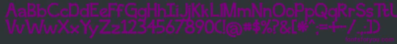 BmdSecondBreakfast Font – Purple Fonts on Black Background