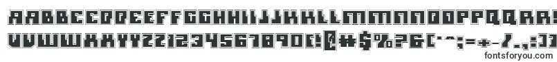 Шрифт Microniana – тяжелые шрифты