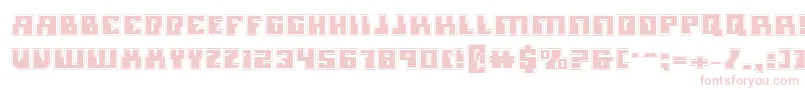 Microniana Font – Pink Fonts on White Background