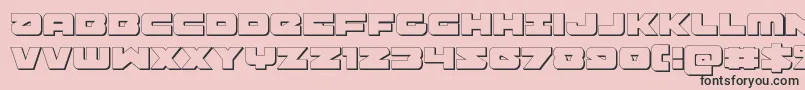 Más sobre la fuente Banjin3D fuente Banjin3D – Fuentes Negras Sobre Fondo Rosa