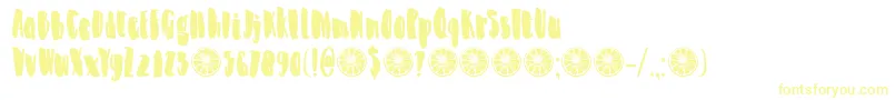 DkZestyLime Font – Yellow Fonts