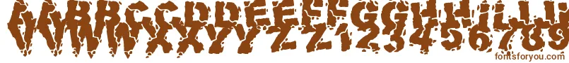 Шрифт VolcanicDungeon – коричневые шрифты