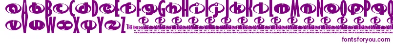 Incredibles Font – Purple Fonts on White Background