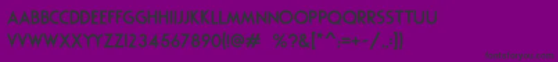 Rodondo Font – Black Fonts on Purple Background