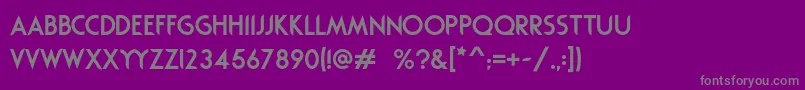 Lisätietoja Rodondo-fontista Rodondo-fontti – harmaat kirjasimet violetilla taustalla