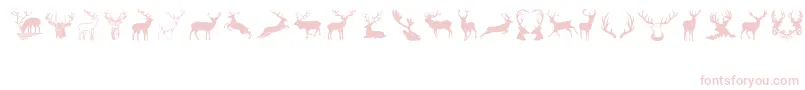 Deers-Schriftart – Rosa Schriften