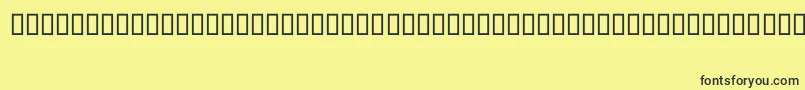 ShFreehand Font – Black Fonts on Yellow Background