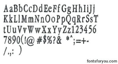 Rastalib font – eroded Fonts