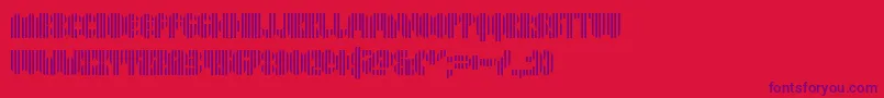 Pyrsing Font – Purple Fonts on Red Background