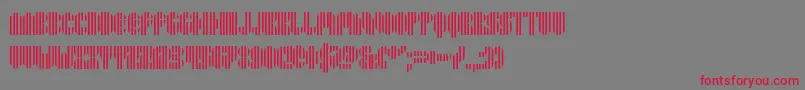 Pyrsing Font – Red Fonts on Gray Background
