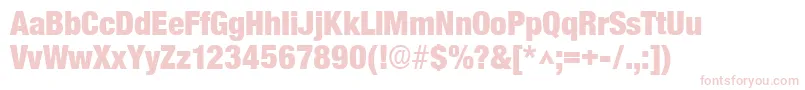 Więcej informacji o czcionce SanscondlhBold Czcionka SanscondlhBold – różowe czcionki