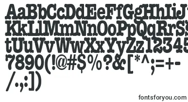 BocciRegularTtnorm font – vertical Fonts