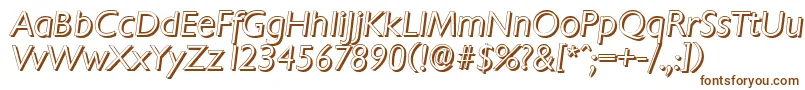 ChantillyshadowLightItalic Font – Brown Fonts
