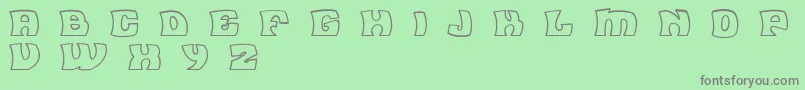 En savoir plus sur la police FleaMarketOutlineBc Police FleaMarketOutlineBc – polices grises sur fond vert