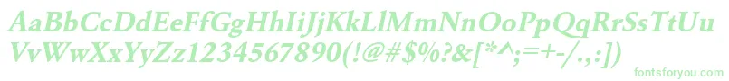 UrwgaramondtBoldOblique Font – Green Fonts