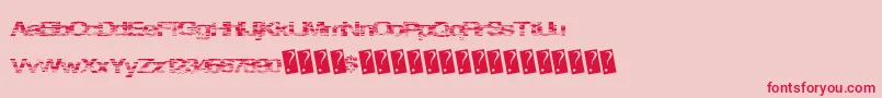 fuente Springparty – Fuentes Rojas Sobre Fondo Rosa