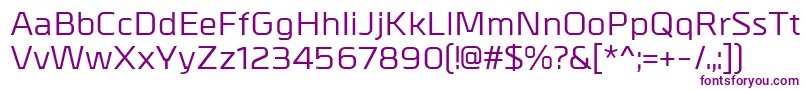MetralMedium Font – Purple Fonts on White Background