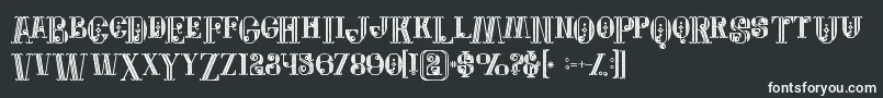 Шрифт Jewelboldgrunge – белые шрифты