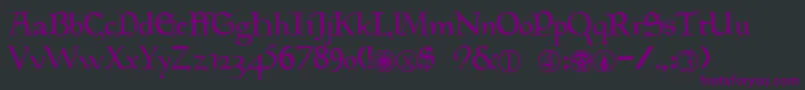 Magic.TheGathering Font – Purple Fonts on Black Background