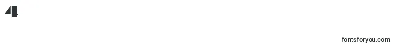 フォントTessasskRegular – フォント数字4