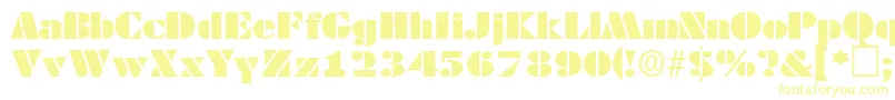 TessasskRegular Font – Yellow Fonts