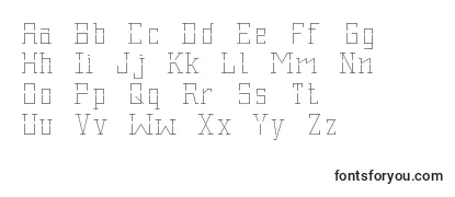 Stenciles Font