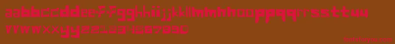 YummyBread Font – Red Fonts on Brown Background