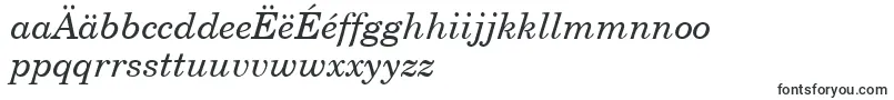 Fonte NewbrunswickItalic – fontes macedônias