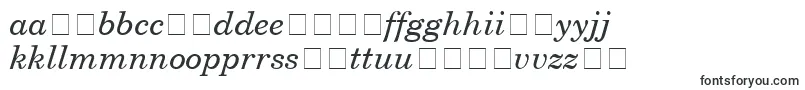 fuente NewbrunswickItalic – fuentes lituanas