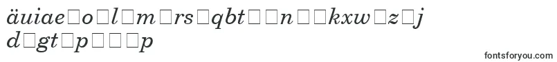 NewbrunswickItalicフォントについての詳細 フォントNewbrunswickItalic – アムハラ語の文字