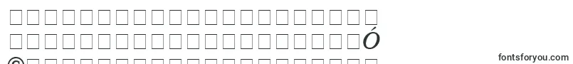 フォントNewbrunswickItalic – トルクメン文字