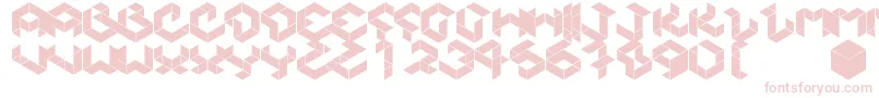 Kubikmeta Font – Pink Fonts on White Background