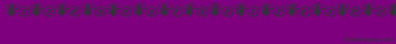 FairySparkle-Schriftart – Schwarze Schriften auf violettem Hintergrund