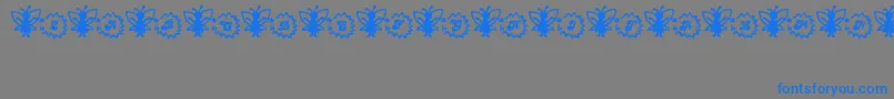 FairySparkle Font – Blue Fonts on Gray Background