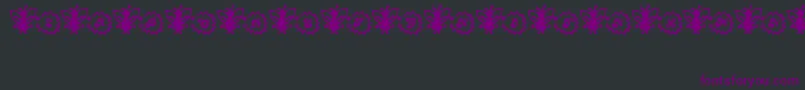 Шрифт FairySparkle – фиолетовые шрифты на чёрном фоне