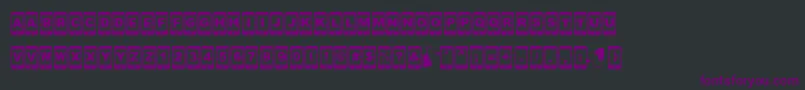 フォントSmartphone – 黒い背景に紫のフォント