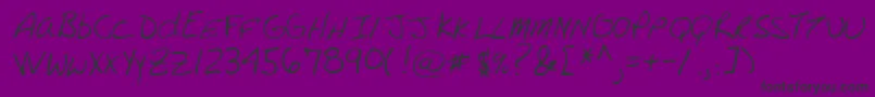 More about Lehn130 Font Lehn130 Font – Black Fonts on Purple Background