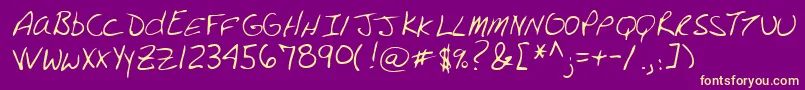 Más sobre la fuente Lehn130 fuente Lehn130 – Fuentes Amarillas Sobre Fondo Morado