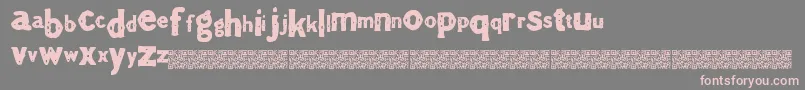 Theaterevent Font – Pink Fonts on Gray Background