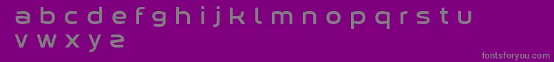 Czcionka Kabegnos – szare czcionki na fioletowym tle