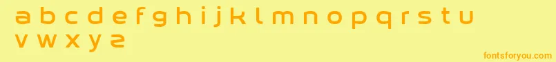 Weitere Informationen zur Kabegnos-Schriftart Kabegnos-Schriftart – Orangefarbene Schriften auf gelbem Hintergrund