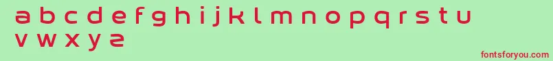 Kabegnos Font – Red Fonts on Green Background