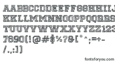 SketchCollege font – vector Fonts
