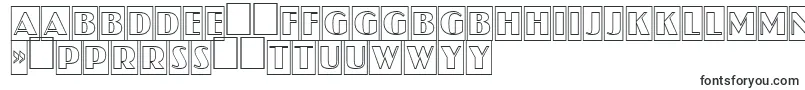 フォントJaspercmotlRegular – ヨルバ文字