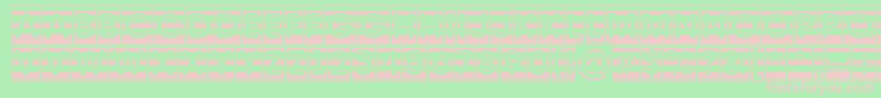 AAvantecmgrdstrBold Font – Pink Fonts on Green Background